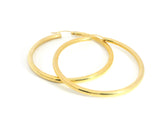 Classic Huggie Hoops 18K YG 5.60 5.65 / Size 2D / Classic High-Polish Yellow Gold Rounded Hoop Earrings
