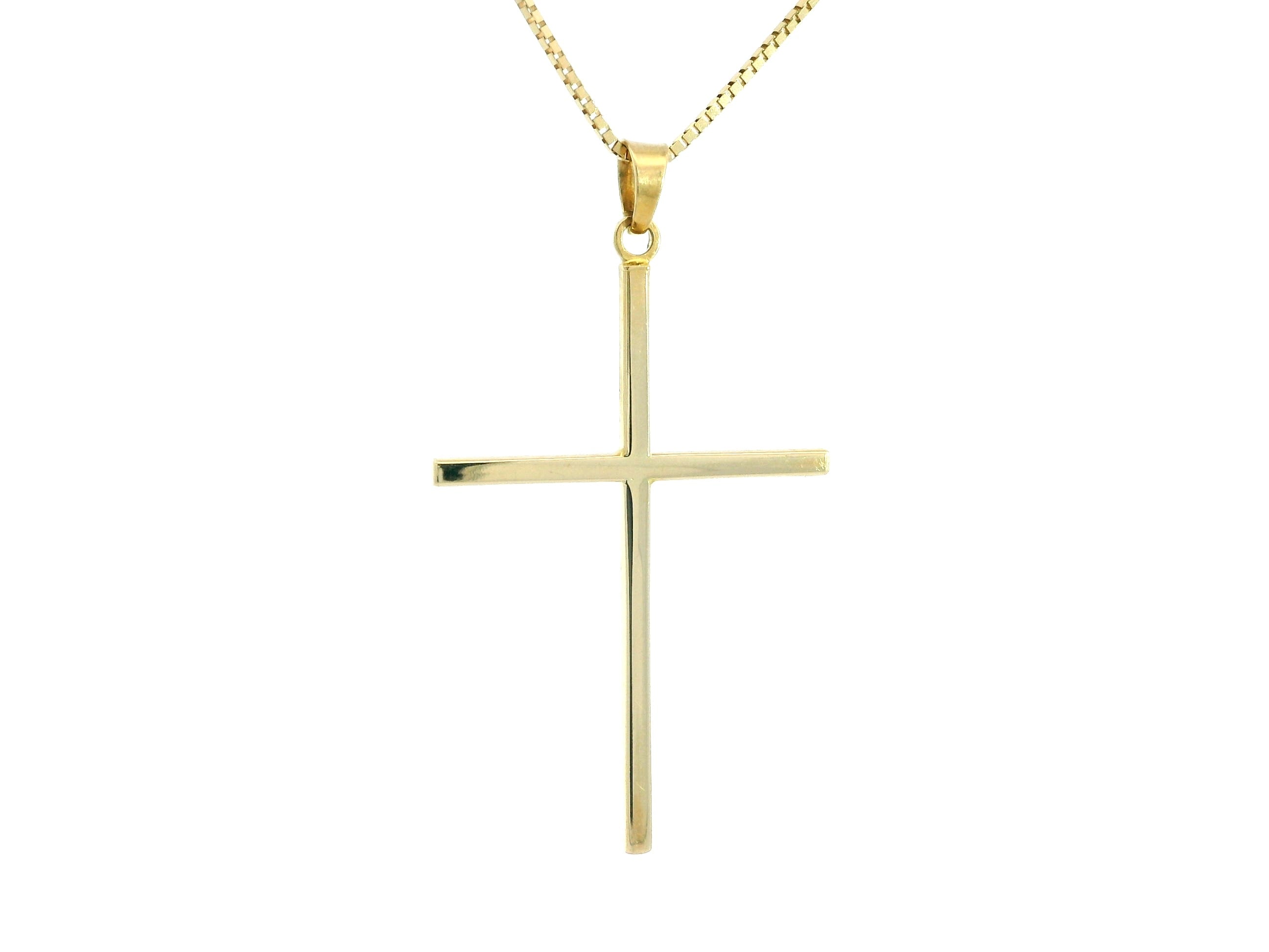 Cross 18K YG 1,3 / 18k Yellow Gold Twisted Rope Chain Necklace