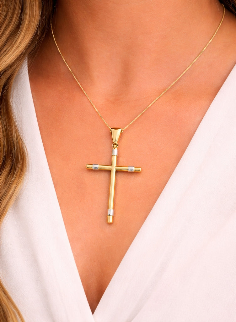 Cross 18K YWG 1,4 / Classic 18k Yellow Gold High-Polish Curb Link Chain