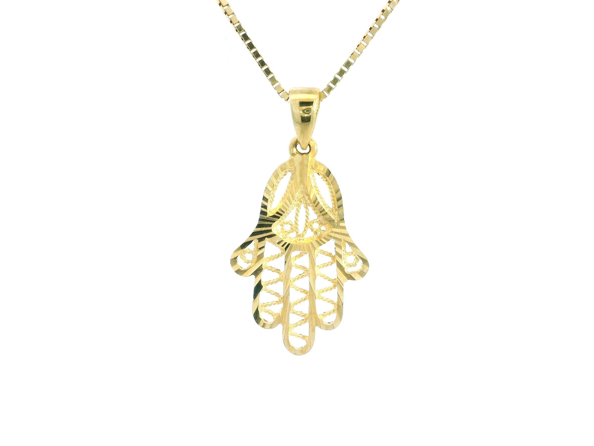 Jamsa Pendant 18K YG 1 / Contemporary Yellow Gold Geometric Bar Charm Necklace