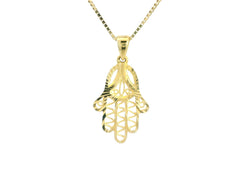 Jamsa Pendant 18K YG 1 / Contemporary Yellow Gold Geometric Bar Charm Necklace
