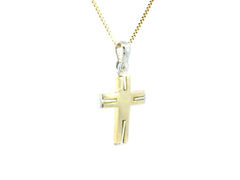 Medium Cross 18K YWG 2,8 / Classic High-Polish Yellow Gold Link Chain Necklace