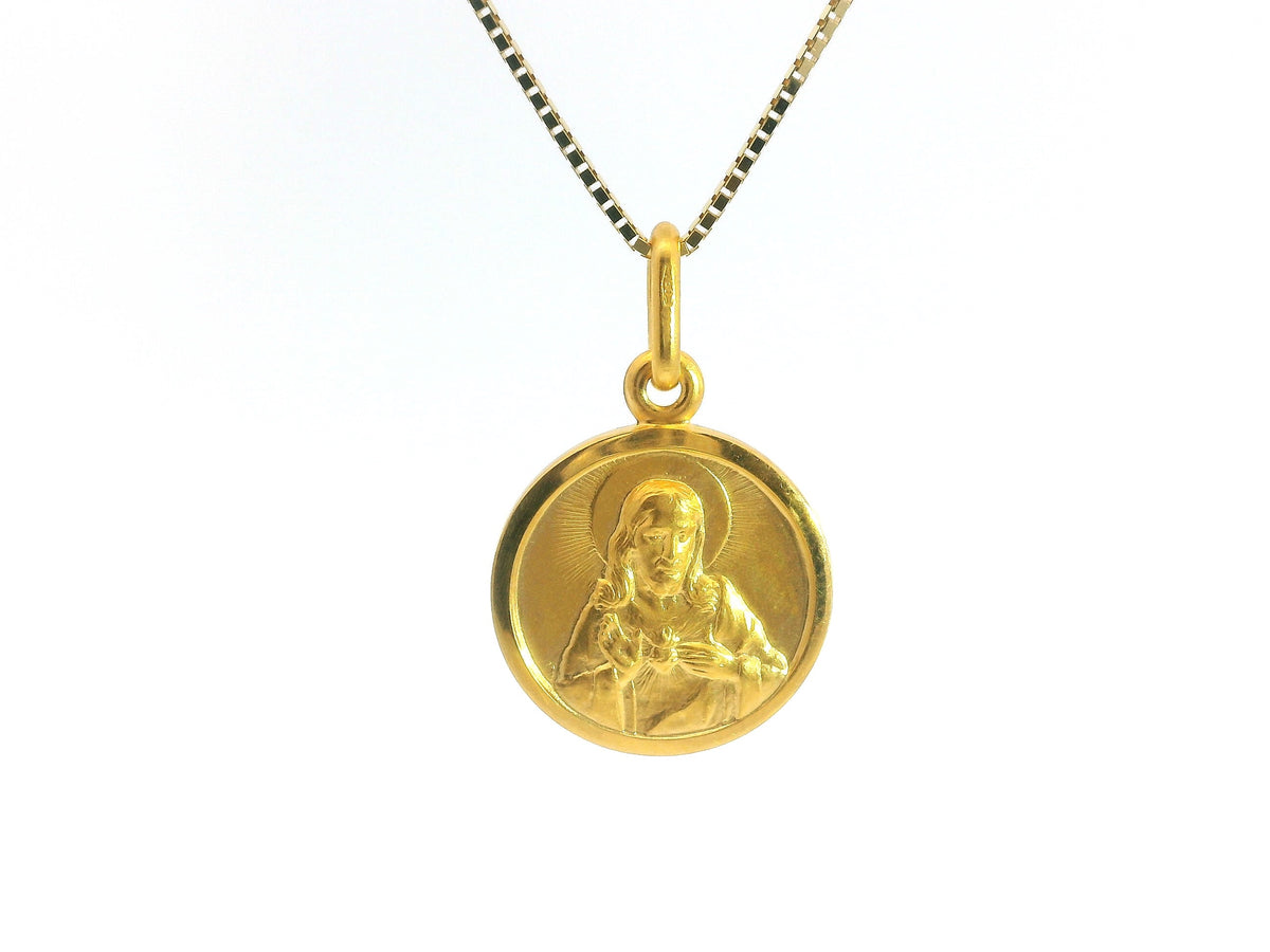 Classic Yellow Gold High-Polish Link Chain Necklace