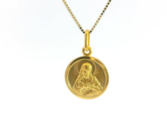 Classic Yellow Gold High-Polish Link Chain Necklace