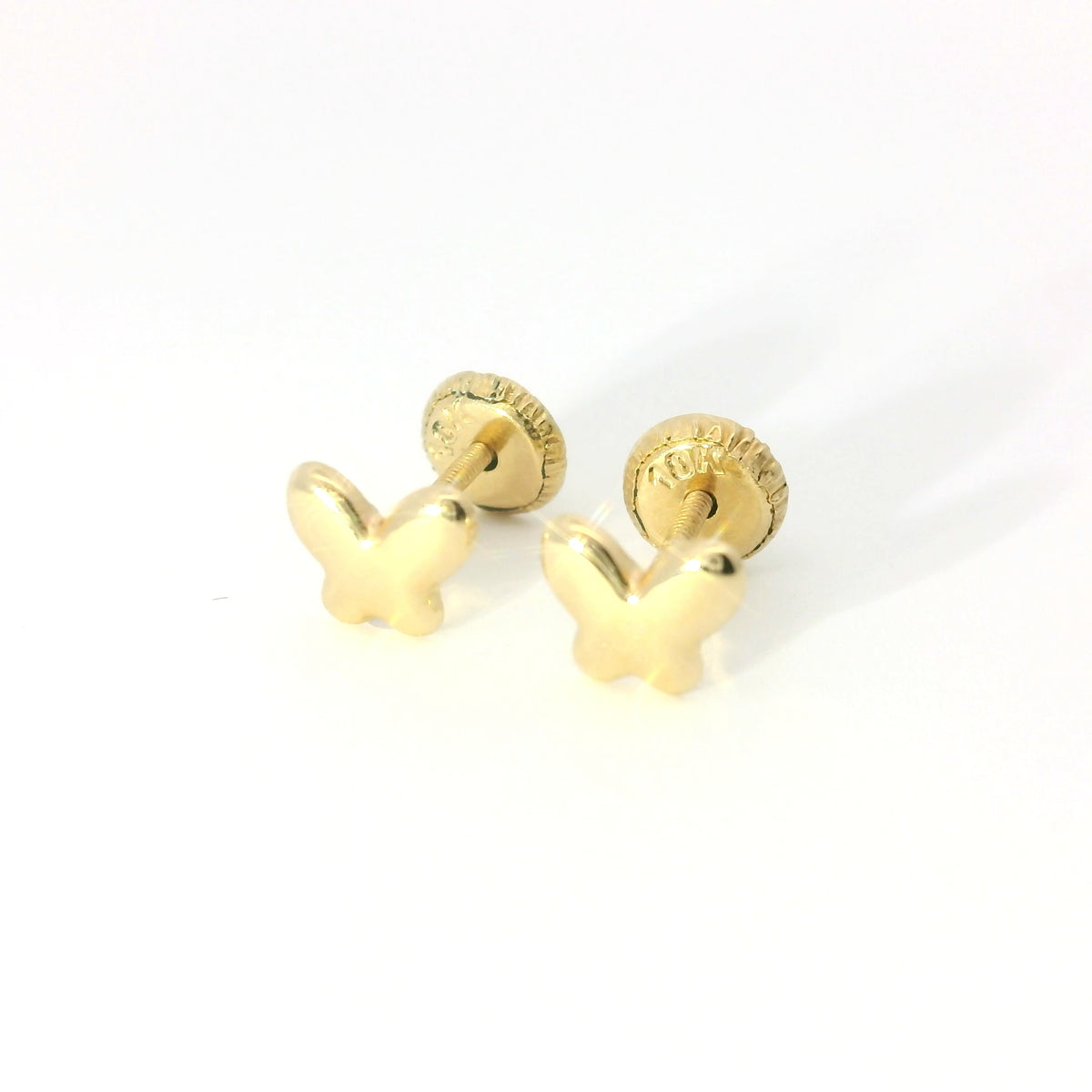Gold Small Butterfly Earring 18K YG / Gold Small Butterfly Earring YG