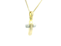 Tiny Cross 18K YWG 1,9 / 18k Yellow Gold Classic Rope Chain Necklace
